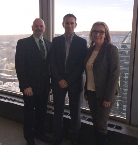 Sylvain Castonguay, Nordresa's President with Donald Angers, CEO of C3E and Christine Lagacé, President of C3E's Board